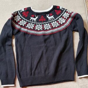 Charter Club Black and Red Kids Sweater